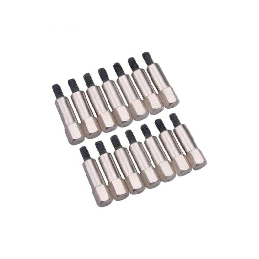 14ピース クローム バルブ カバー ボルト 適用: シボレー/CHEVROLET-283 305 327 350 383 SBC スタッド キット AL-NN-0076 AL Car parts