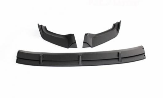 適用: フォルクスワーゲン/VOLKSWAGEN ティグアン アクセサリー 3ピース フロント バンパー スプリット リップ ボディ キット スポイラー ディフューザー デフレクター 2017-21 マットブラック AL-NN-0684 AL Exterior parts for cars