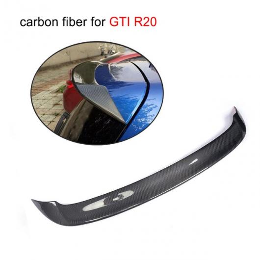 未塗装 リア ルーフ スポイラー ウイング リップ 適用: フォルクスワーゲン/VOLKSWAGEN VW ゴルフ 6 MK6 VI GTI R20 2010-2013 スタンダード除く カーボンファイバー AL-NN-0746 AL Exterior parts for cars