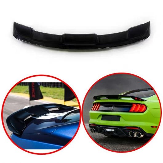 適用: フォード/FORD マスタング シェルビー GT500 2015 2016 2017 2018 2019 2020 ABS 素材 スポイラー リア ウイング 光沢ブラック AL-NN-0580 AL Exterior parts cars｜オートパーツエージェンシー