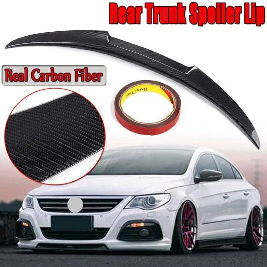 リアル カーボンファイバー リア トランク スポイラー ウイング リップ 適用: VW 2008-2015 リア トランク ウイング スポイラー カーボンファイバー AL-NN-0842 AL Exterior parts for cars