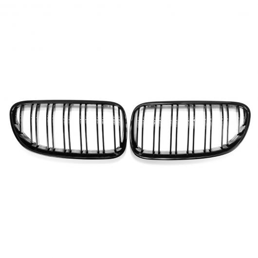 2ピース フロント グリル ダブルライン 適用: BMW E92 E93 2010 2011 2012 2013 2014 光沢ブラック ダブルライン AL-NN-1027 AL Exterior parts for cars｜オートパーツエージェンシー