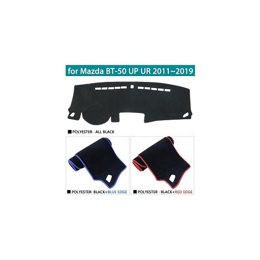 ダッシュボード カバー ダッシュマット 適用: マツダ BT-50 アップ UR 2011～2019 SDX 右ハンドル用・左ハンドル用 ポリエステル レッド エッジ～ポリエステル ブラック エッジ AL-NN-1377 AL Interior parts for cars