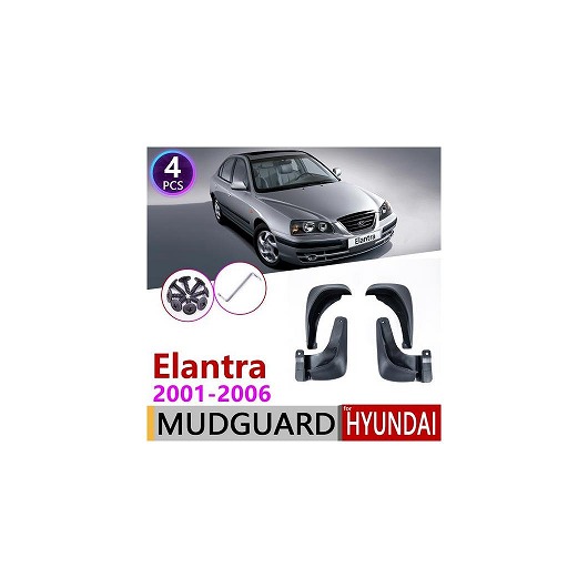 マッド ガード フラップ 泥よけ 適用: ヒュンダイ/現代/HYUNDAI エラントラ 2001～2006 XD フロント リア 2002 2003 2004 2005 AL-NN-1917 AL Exterior parts for cars