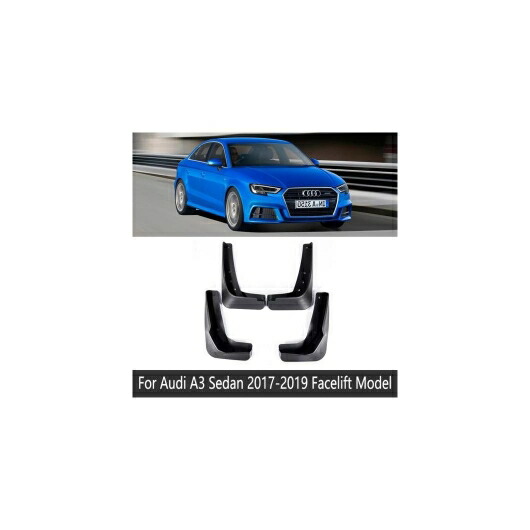 マッド ガード フラップ 泥よけ 適用: アウディ/AUDI A3 セダン サルーン 2013～2019 2014 2015 2016 2017 2018 適用: フェイスリフト モデル AL-NN-2283 AL Exterior parts for cars 16,106円