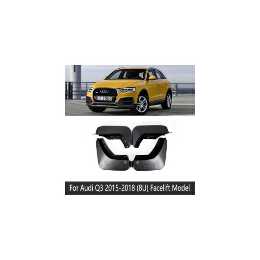 マッド ガード フラップ 泥よけ 適用: アウディ/AUDI Q3 8U 2011～2018 2012 2013 2014 2015 2016 2017 適用: フェイスリフト モデル AL-NN-2288 AL Exterior parts for cars