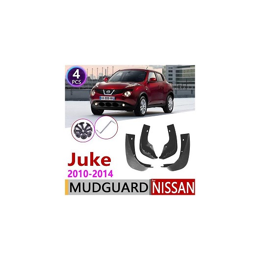 マッド ガード フラップ 泥よけ 4ピース フロント リア 適用: 日産 ジューク F15 2010～2014 2011 2012 2013 AL-NN-2230 AL Exterior parts for cars 16,569円