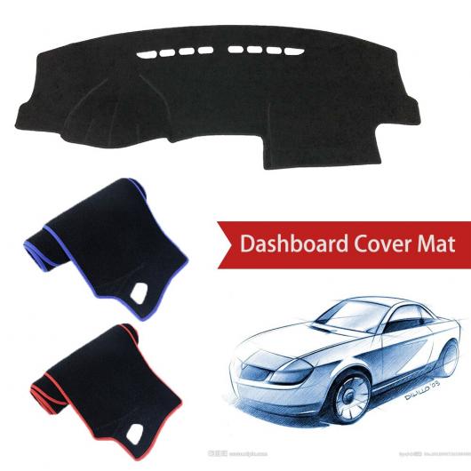ダッシュボード カバー ダッシュマット 適用: フォルクスワーゲン/VOLKSWAGEN VW ゴルフ 右ハンドル用・左ハンドル用 ポリエステル レッド エッジ～ポリエステル ブラック エッジ AL-NN-2761 AL Interior parts for cars