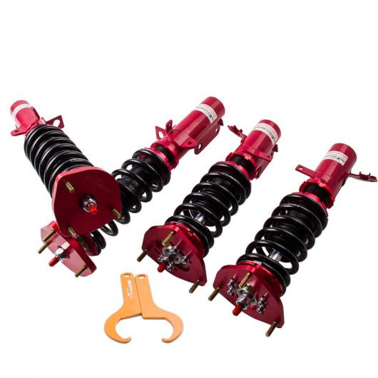 24 調整可能 ダンパー コイルオーバー ストラット セット 適用: トヨタ カローラ 88-99 E90 E100 E110 ショックアブソーバー AL-NN-3008 AL Car parts
