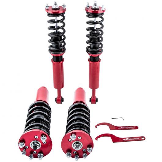 4ピース サスペンション ショック ストラット コイルオーバー 適用: ホンダ アコード 03-07 アキュラ/ACURA 2004-2008 ADJ. 高さ AL-NN-3089 AL Car parts