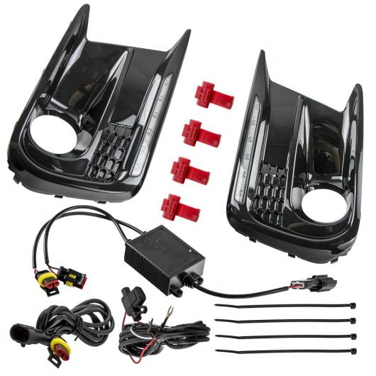 ホワイト/アンバー スイッチバック/シーケンシャル LED フォグ ベゼル DRL キット 適用: 18-アップ スバル WRX/STI AL-NN-3656 AL Car parts