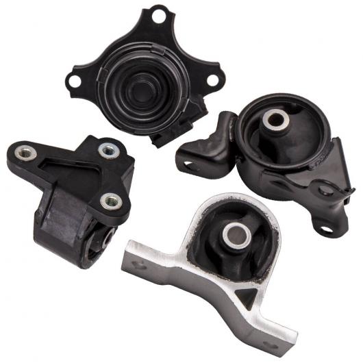 4ピース エンジン マウント＆AT トランス マウント 適用: ホンダ シビック 1.7L 2001-2005 A4511 A6588 AL-NN-3816 AL Car parts