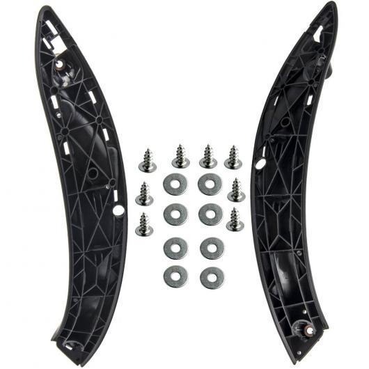 1ペア 適用: BMW F30 F80 F31 フロント 左＆右 インナー トリム ドア プル ハンドル ブラック AL-NN-4017 AL Car parts