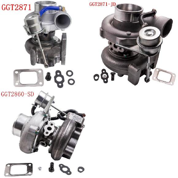 GT25 GT28 T25 T28 GT2871 ユニバーサル 0.6A/R ターボ ターボチャージャー 400HP ウォーター + オイル 冷却 ターボローダー 1.5バー～2.5バー AL-NN-4057 AL Car parts