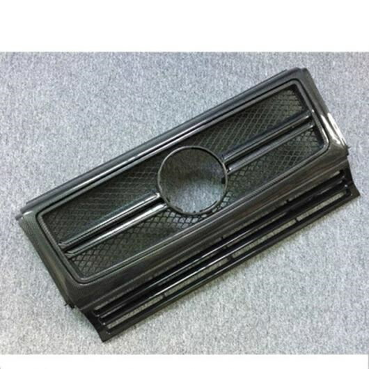 Gクラス G63 カーボンファイバー グリル 適用: W463 G350 G500 G550 G63 フロント グリル AL-NN-5393 AL Exterior parts for cars