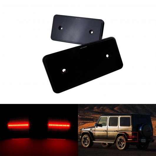 2ピース ブラック スモーク LED リア サイド マーカー ライト ランプ 適用: メルセデス Gクラス W463 G500 G55 02-14 レッド AL-NN-5449 AL Car light
