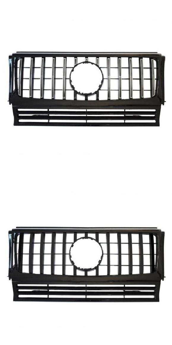 適用: メルセデス・ベンツ W463 フロント バンパー Gクラス G350D G500 G55 G63 GT レーシング グリル 1990-2018 シルバー 適用: 19902018・ブラック 適用: 19902018 AL-NN-5584 AL Exterior parts for cars