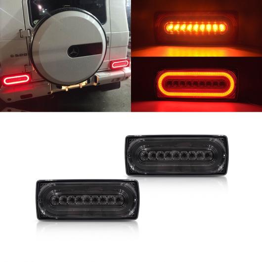 スモーク 3in1 LED テール ライト キット 適用: ベンツ W463 G500 G550 G55 AMG 1990-2018 オート ブレーキ リア ランニング フォグ ウインカー ライト キット AL-NN-5978 AL Car light｜オートパーツエージェンシー 58,311円