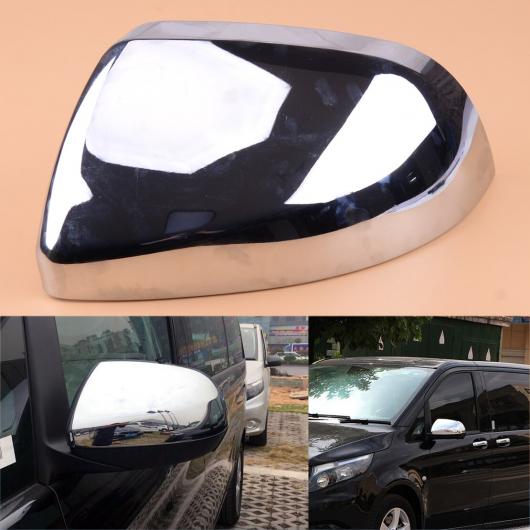 左 ABS クローム バックミラー ミラー カバー トリム 適用: メルセデス・ベンツ VITO W447 2014 2015 2016 2017 2018 AL-NN-6221 AL Exterior parts for cars