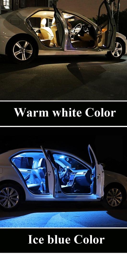 車内 ルームライト LED 適用: メルセデス・ベンツ C クラス W202 W203 W204 W205 S203 S204 C203 ウォームホワイト・アイスブルー W202 セダン 8ピース~C204 クーペ 8ピース AL-NN-8543 AL Car light|オートパーツエージェンシー