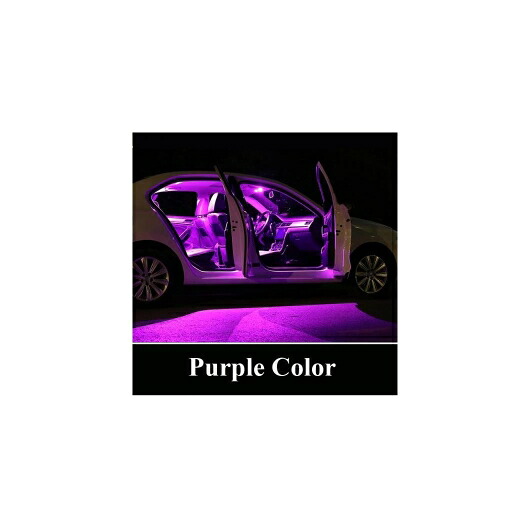 車内 ルームライト LED 適用: メルセデス・ベンツ C クラス W202 W203 W204 W205 S203 S204 C203 C204 CAN-BUS カー インテリア ドーム マップ ランプ パープル S203 エステート 9ピース AL-NN-8543 AL Car light