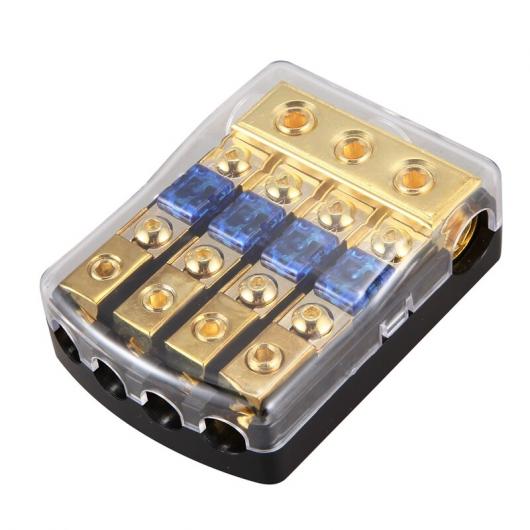 60A トラック オーディオ 増幅器 サーキット ホルダー ステレオ 増幅器 ヒューズ アダプタ 1 イン 4 ウェイ アウト タイプ001 AL-NN-9205 AL Car parts