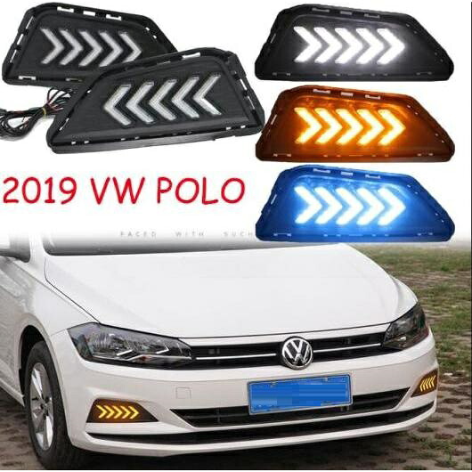 バンパー ヘッドライト 適用: ポロ-プラス デイタイム ライト HR-V 2019-2020 DRL LED ヘッドランプ フォグ 1 ホワイト イエロー ブルー VW ポロ 2019-2020 プラス AL-OO-0004 AL Car light|オートパーツエージェンシー