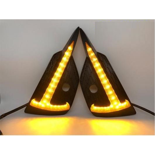 バンパー ヘッドライト 適用: キャシュカイ デイタイム ライト 2019-2021 DRL LED ヘッドランプ フォグ ホワイト イエロー 日産 キャシュカイ 2019-2021 AL-OO-0008 AL Car light｜オートパーツエージェンシー