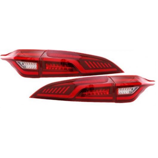 ダイナミック バンパー テールライト レビン カローラ 2019-2020 LED テールランプ リア ライト フォグ レッド テールライト トヨタ レビン 2019-2021 AL-OO-0017 AL Car light|オートパーツエージェンシー