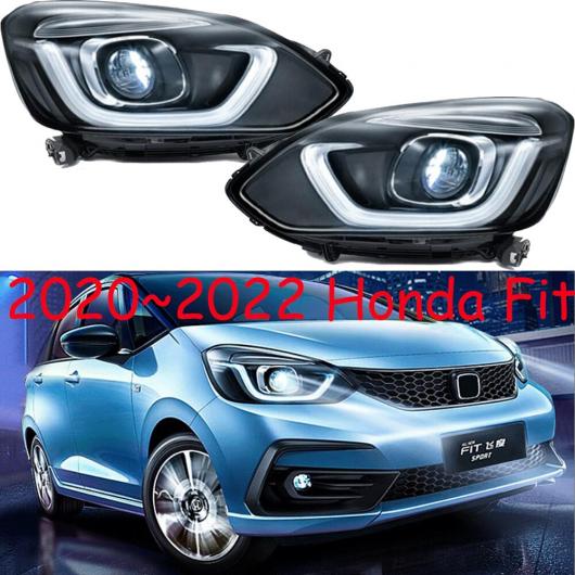 バンパー ヘッドランプ 適用: ジャズ フィット ヘッドライト 2020-2022 LED DRL HID キセノン フォグランプ タイプ001 ホンダ フィット 2020-2022 HID キセノン バルブ AL-OO-0115 AL Car light
