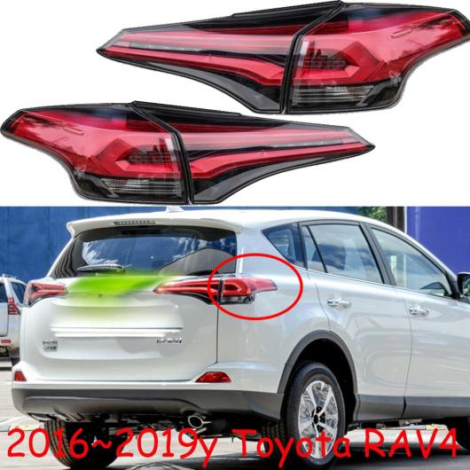 1ピース 2016-2019 バンパー テールライト RAV 4 RAV4 リバース ブレーキ LED テールランプ フォグ ライト 1セット 4ピース トヨタ RAV4 2016-2019 AL-OO-0136 AL Car light