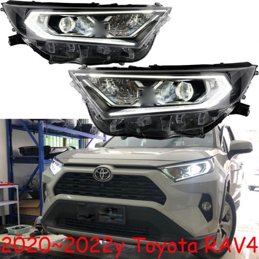 1ピース バンパー RAV 4 RAV4 ヘッドライト 適用: デイタイム ライト 2020-2022 オールインLED ヘッドランプ フォグ 1セット 2ピース トヨタ RAV4 2020-2022 オールインLED AL-OO-0150 AL Car light