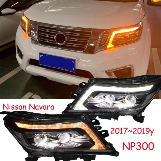 バンパー ヘッドランプ 適用: 日産 ナバラ ヘッドライト NP300 2017-2020 LED DRL HID キセノン ヘッド ライト フォグ タイプ001 日産 ナバラ NP300 2017-2020 HID キセノン バルブ AL-OO-0185 AL Car light