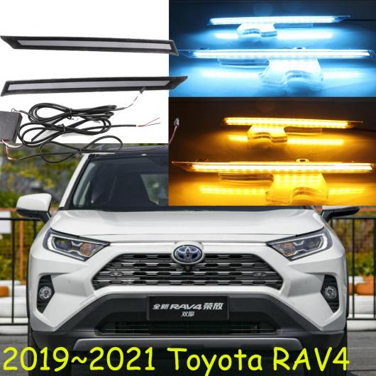 2019-2020 ヘッドランプ 適用: トヨタ RAV 4 RAV4 デイタイム ライト ヘッド ランプ LED DRL ヘッドライト フォグ ホワイト イエローブルー トヨタ RAV4 2019-2020 AL-OO-0193 AL Car light｜オートパーツエージェンシー