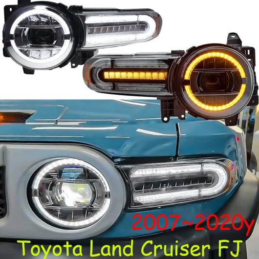 2007-2020 バンパー ヘッド ライト 適用: トヨタ プラド ランドクルーザー FJ ヘッドライト オール LED フォグ クルーザー ホワイト トヨタ プラド FJ 2007-2020 ランドクルーザー AL-OO-0259 AL Car light