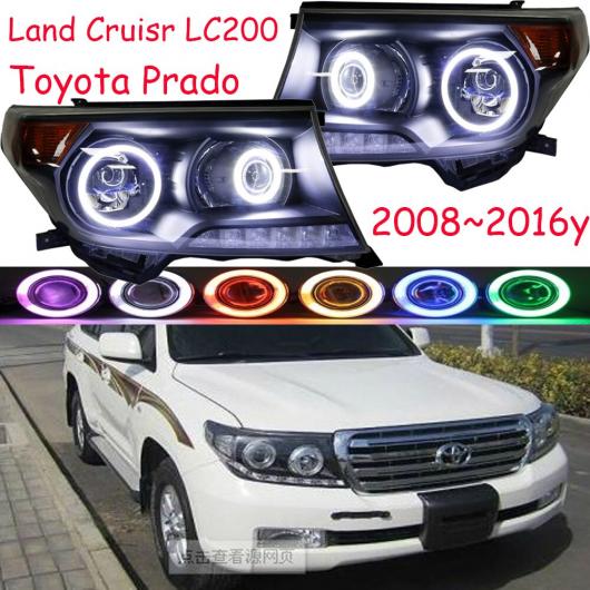 2008-2015 バンパー ヘッド ライト 適用: トヨタ プラド ランドクルーザー LC200 ヘッドライト HID フォグ クルーザー ランドクルーザー トヨタ プラド LC200 2008-2015 左ハンドル AL-OO-0267 AL Car light