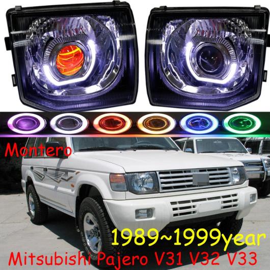 バンパー モンテロ ヘッドランプ 適用: 三菱 パジェロ ヘッドライト V31 V32 V33 1989-1999 DRL デイタイム ライト フォグ モデル2 三菱 パジェロ 2009-2021 V31 V32 V33 AL-OO-0278 AL Car light