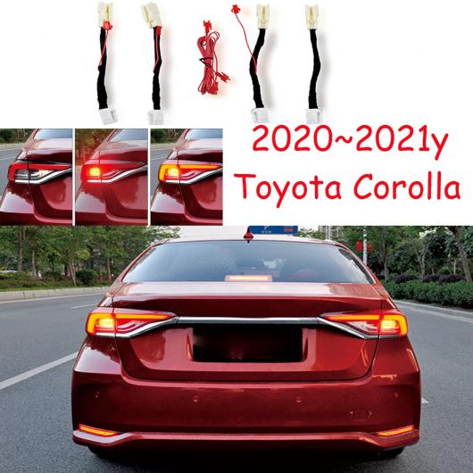 バンパー テールライト 適用: TAYOTA カローラ ワイヤー アルティス 2019-2021 LED テールランプ リア ライト フォグ タイプ001 トヨタ カローラ 2019-2021 AL-OO-0288 AL Car light