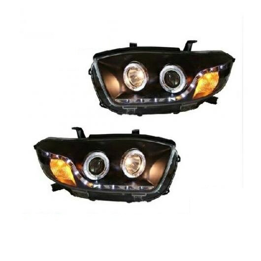 クルーガー 2008 2009 2010 2011 2ピース バンパー ヘッド ライト 適用: ハイランダー ヘッドライト HID バルブ LED ヘッドライト トヨタ ハイランダー HID キセノン バラスト AL-OO-0344 AL Car light
