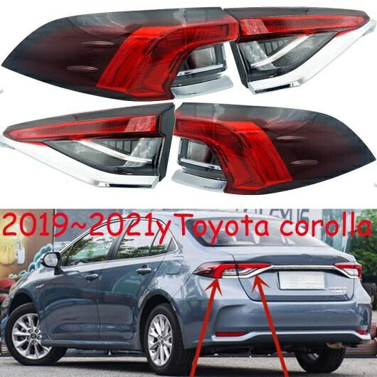 1ピース カローラ テールライト バルブなし 2019-2021 カバー アルティス リア 1ピース 左 インナー・1ピース 右 インナー トヨタ カローラ 2017-2019 オイル バージョン AL-OO-0116 AL Car light