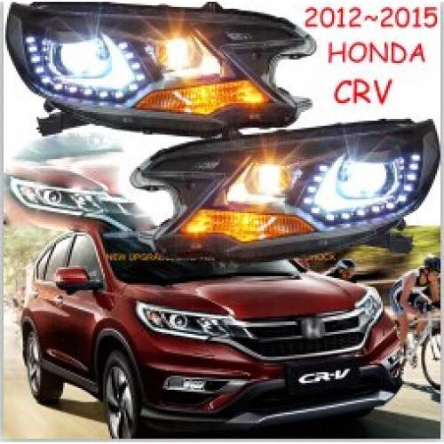 2ピース ヘッドライト 適用: CR-V CRV 2012 2013 2014 ヘッド ランプ LED DRL フロント ライト BI-キセノン レンズ キセノン HID モデル1 ホンダ CRV 2012-2014 AL-OO-0398 AL Car light