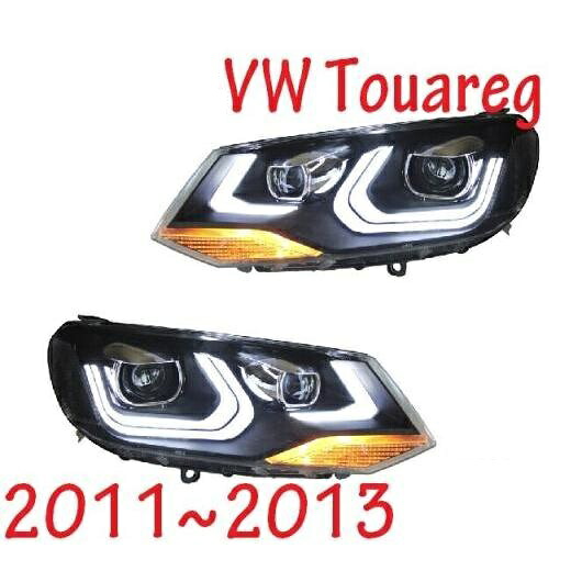 2ピース 適用: ヘッドライト TOUAREG2011 2012 2013 2014 DRL レンズ ダブル ビーム H7 HID キセノン BI モデル1スタイル VW トゥアレグ 2011-2015 AL-OO-0409 AL Car light|オートパーツエージェンシー