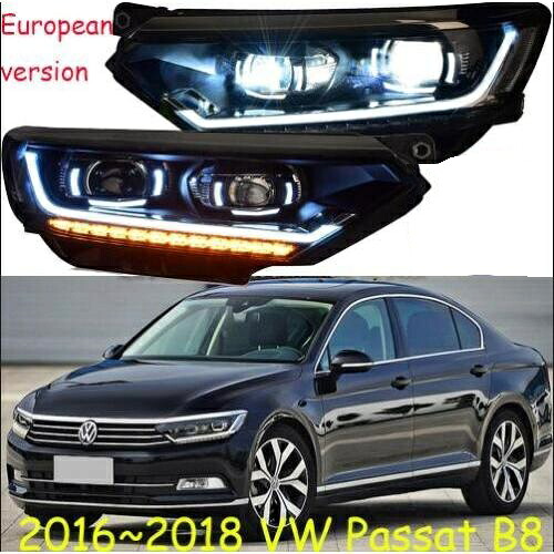 2ピース 適用: パサート B8 ヘッドライト 2017-2018 マゴタン DRL HID ヘッド ランプ エンジェル アイ BI キセノン ビーム アクセサリー 2ピース VW パサート B8 2017-2018 AL-OO-0412 AL Car light