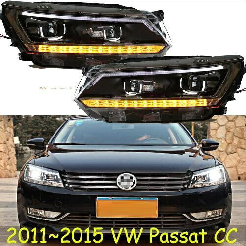 2ピース ダイナミック VIDEOCAR スタイリング 適用: パサート B7 ヘッドライト 2011 2012-2015 アメリカ CC モデル1スタイル VW パサート B7 2011-2015 LED ヘッドライト 2ピース AL-OO-0415 AL light