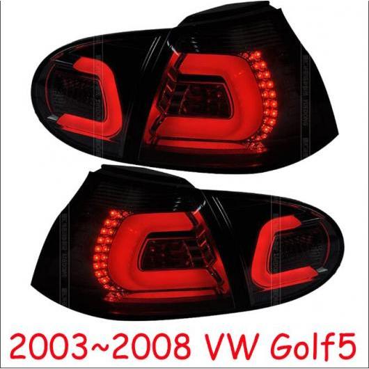 4ピース ゴルフ5 テール ライト 適用: 2005 2006 2007 2008 テールライト LED ランプ リア ゴルフ 5 タイプ001 VW ゴルフ5 2005-2008 1セット 4ピース AL-OO-0435 AL Car light