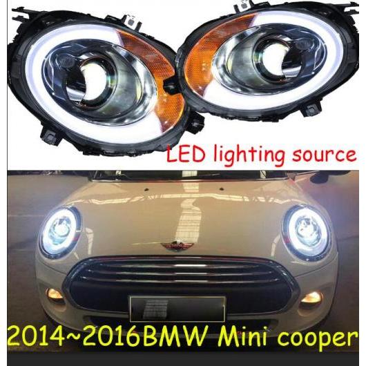 バンパー ランプ 適用: ミニ ヘッドライト LED 2014-2016/2013-2017 DRL ヘッド エンジェル アイ BI キセノン ビーム 2014-2016 BMW ミニ クーパー 2014-2016 F55 F56LED AL-OO-0446 AL Car light