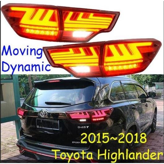 クルーガー バンパー ランプ テール ライト 適用: ハイランダー テールライト 2018 2019 LED フォグ リア モデル2 トヨタ ハイランダー 2018-2019 AL-OO-0449 AL Car light