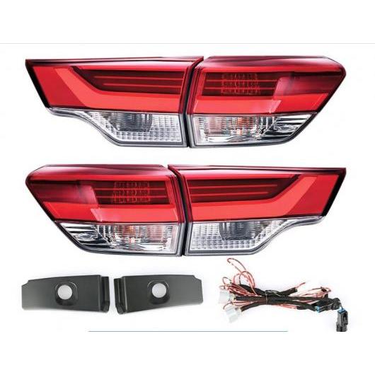クルーガー バンパー ランプ テール ライト 適用: ハイランダー テールライト 2018 2019 LED フォグ リア PLS ASK ME トヨタ ハイランダー 2018-2019 AL-OO-0449 AL Car light