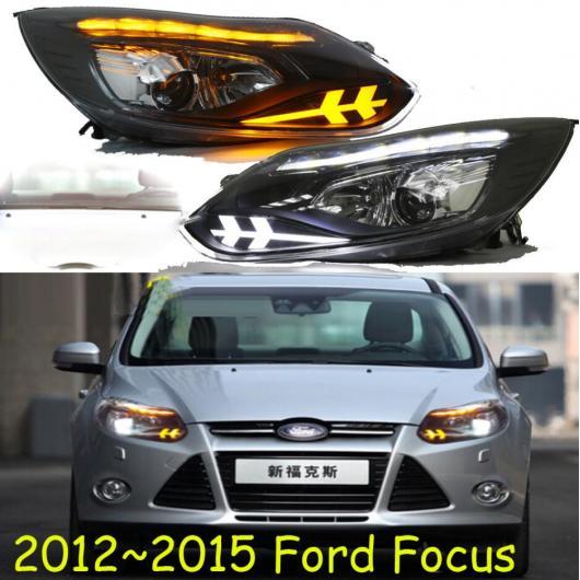 ヘッド ランプ ケース 適用: フォーカス ヘッドライト 2009 2010 2011 2012 2013 2014 DRL デイタイムランニングライト 2012-2014 フォード フォーカス ヘッドライトバルブなし AL-OO-0494 AL Car light