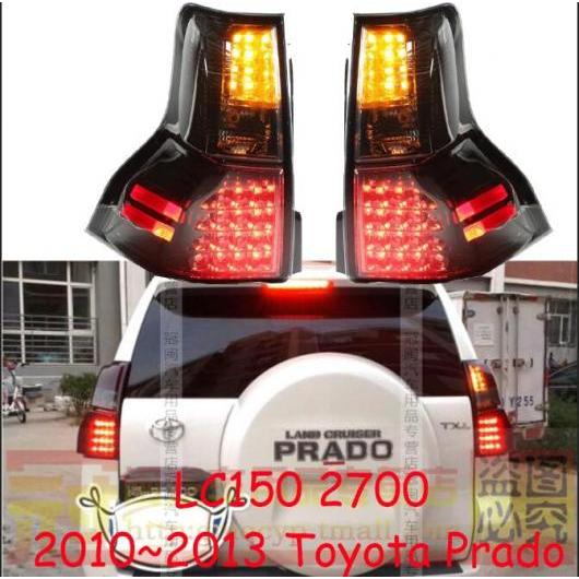 ビデオ テールライト 適用: LC150 GRJ150 リア ランドクルーザー プラド 2018 2019 LED DRL+ブレーキ+パーク+シグナル ブラックレッド トヨタ クルーザー プラド 2018-2019 LC150 GRJ150 AL-OO-0501 AL Car light